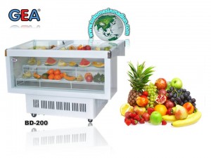 display pemajang buah