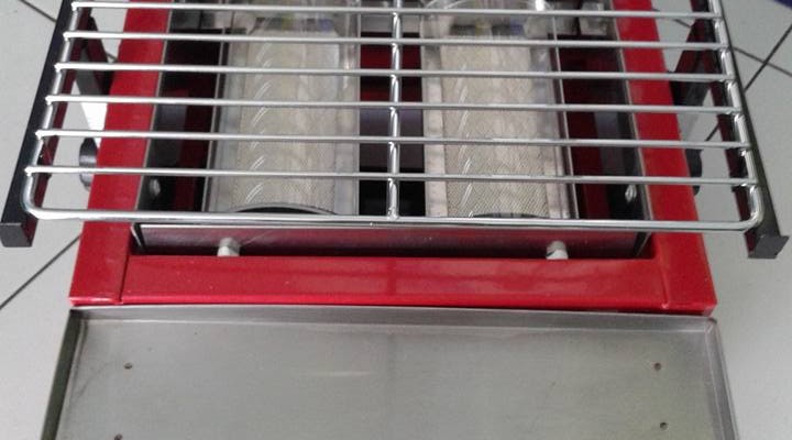Kompor Bakaran Segala Sate Tenaga Bara Dua Tungku