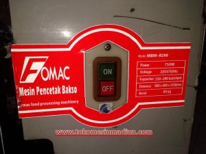 spesifikasi cetak bakso