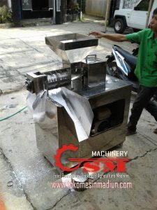 mesin peras santan kelapa sistem screw