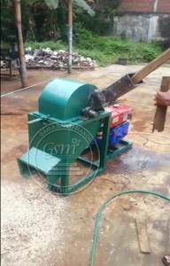 mesin wood crusher alat pencacah kayu