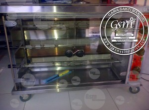 mesin pemanggang ayam atau bebek gas rotisseries