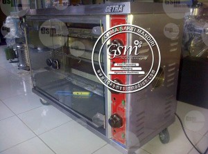 mesin pemanggang ayam atau bebek gas rotisseries