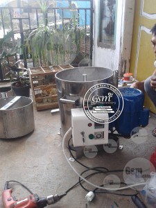 mesin spinner heater pengering logam