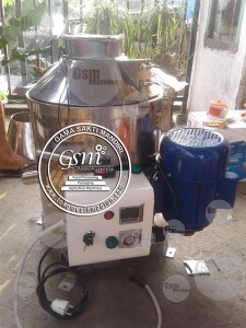 mesin spinner heater pengering logam