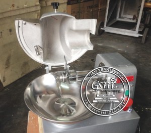 mesin bowl cutter untuk mencacah daging dan pencampur adonan bakso