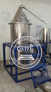 mesin destilasi minyak astiri kapasitas 100 kg berkualitas