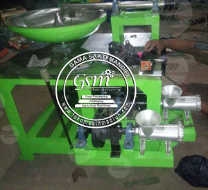 mesin penggiling daging dan mixer bakso double kasaran diameter wajan 60 cm